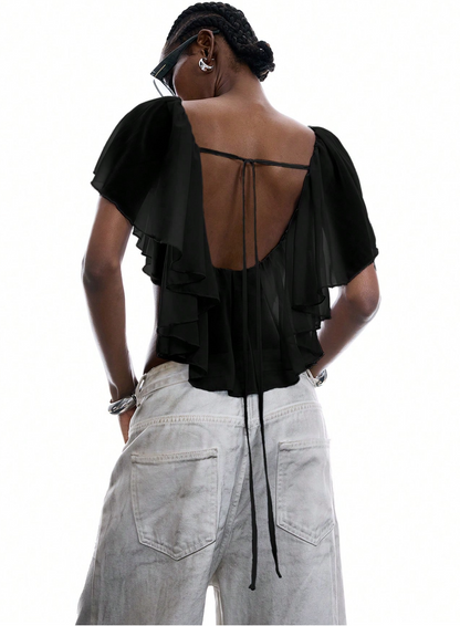 Queens | Ruffle Blouse