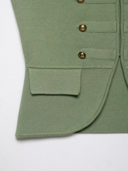 Irena Military Vest Blouse