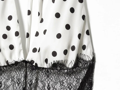 Melusa Polka Dot Maxi Dress