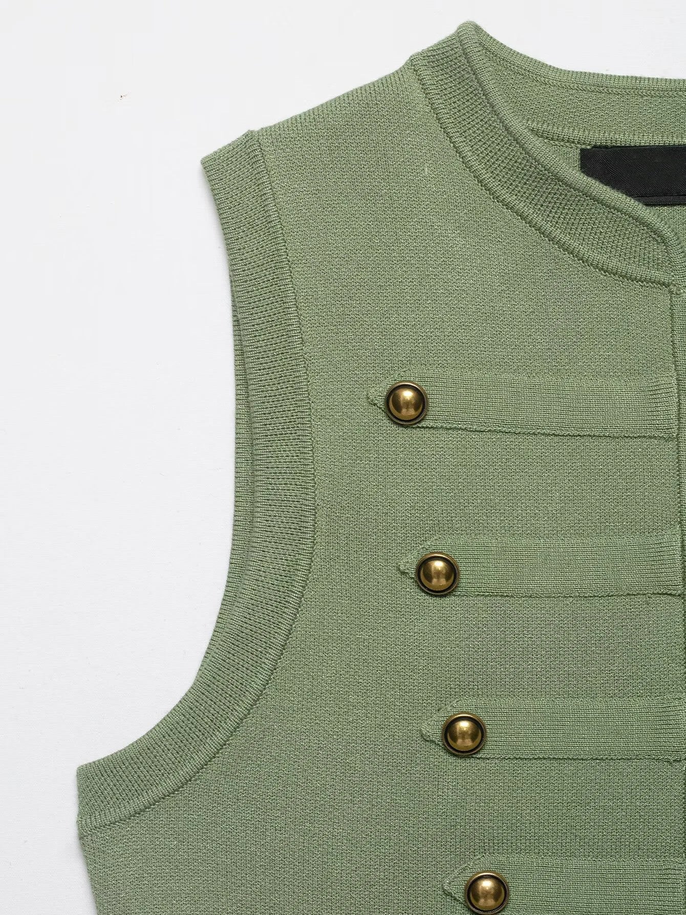 Irena Military Vest Blouse