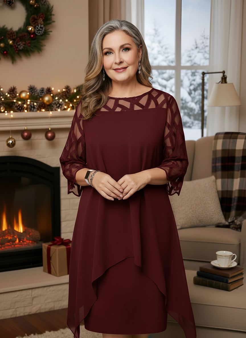Josephine Elegant Lace Dress