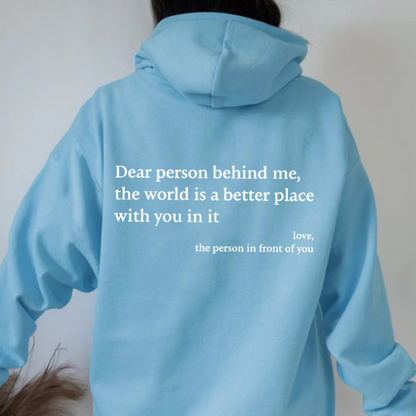 DivaElla™- 'Dear Person Behind Me' Unisex Hoodie