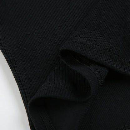 Lace Trim Button Top