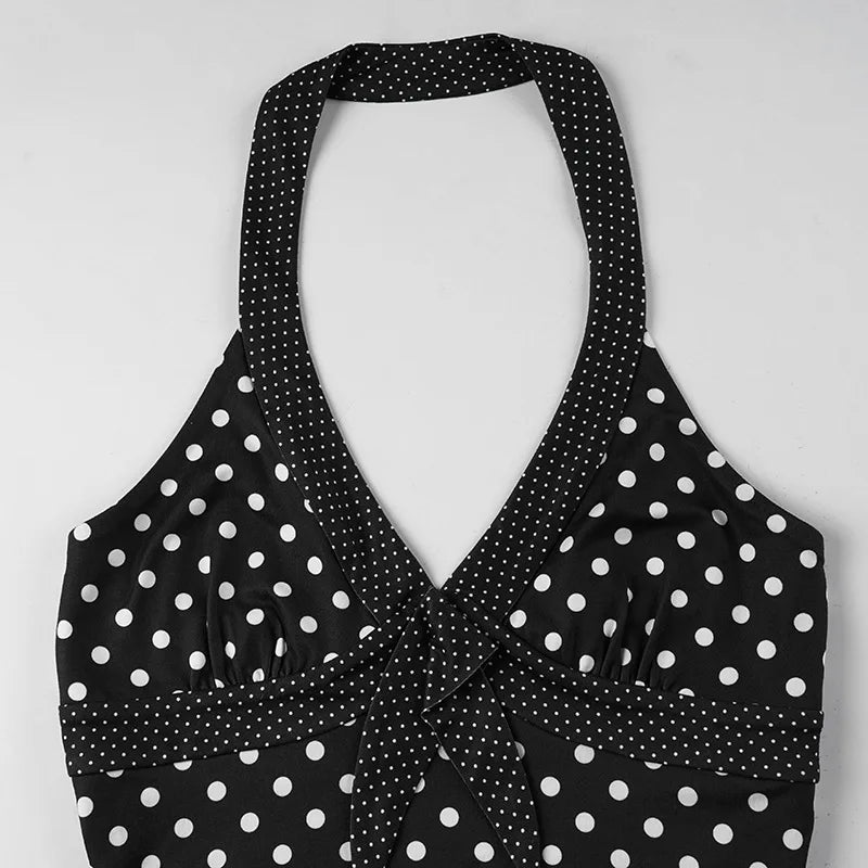 Polka Dot Halter Top