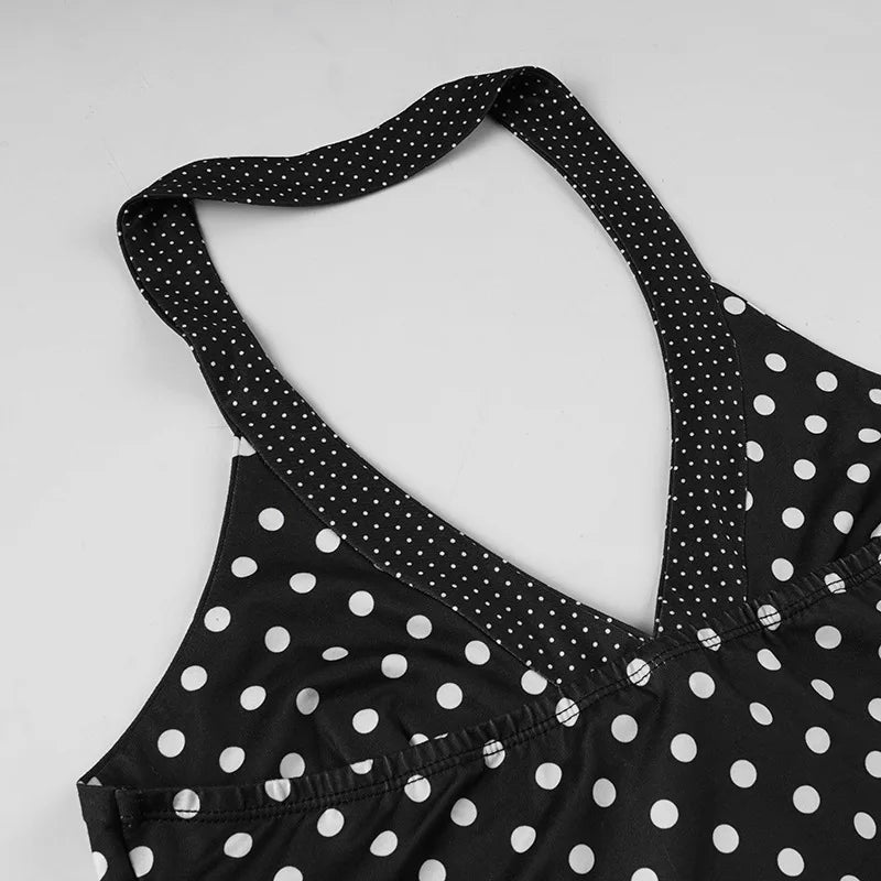 Polka Dot Halter Top