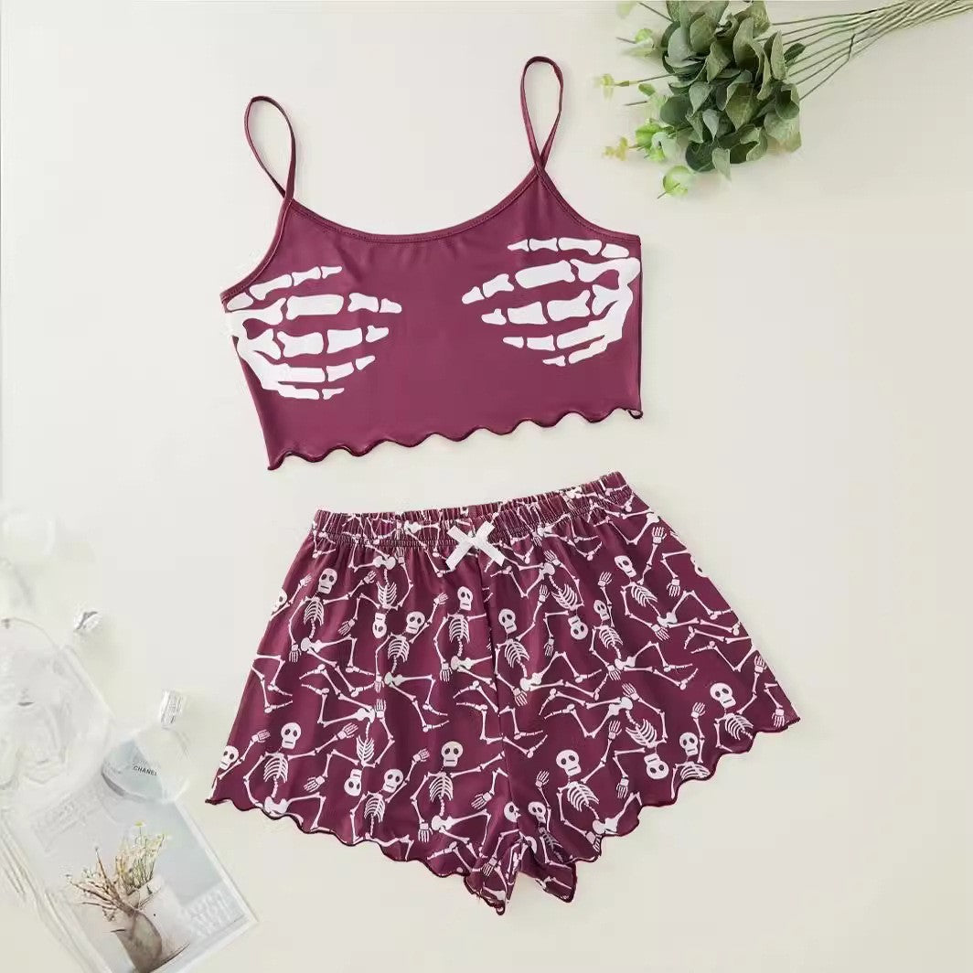 DivaElla™- Two-piece Halloween Pajamas Suit