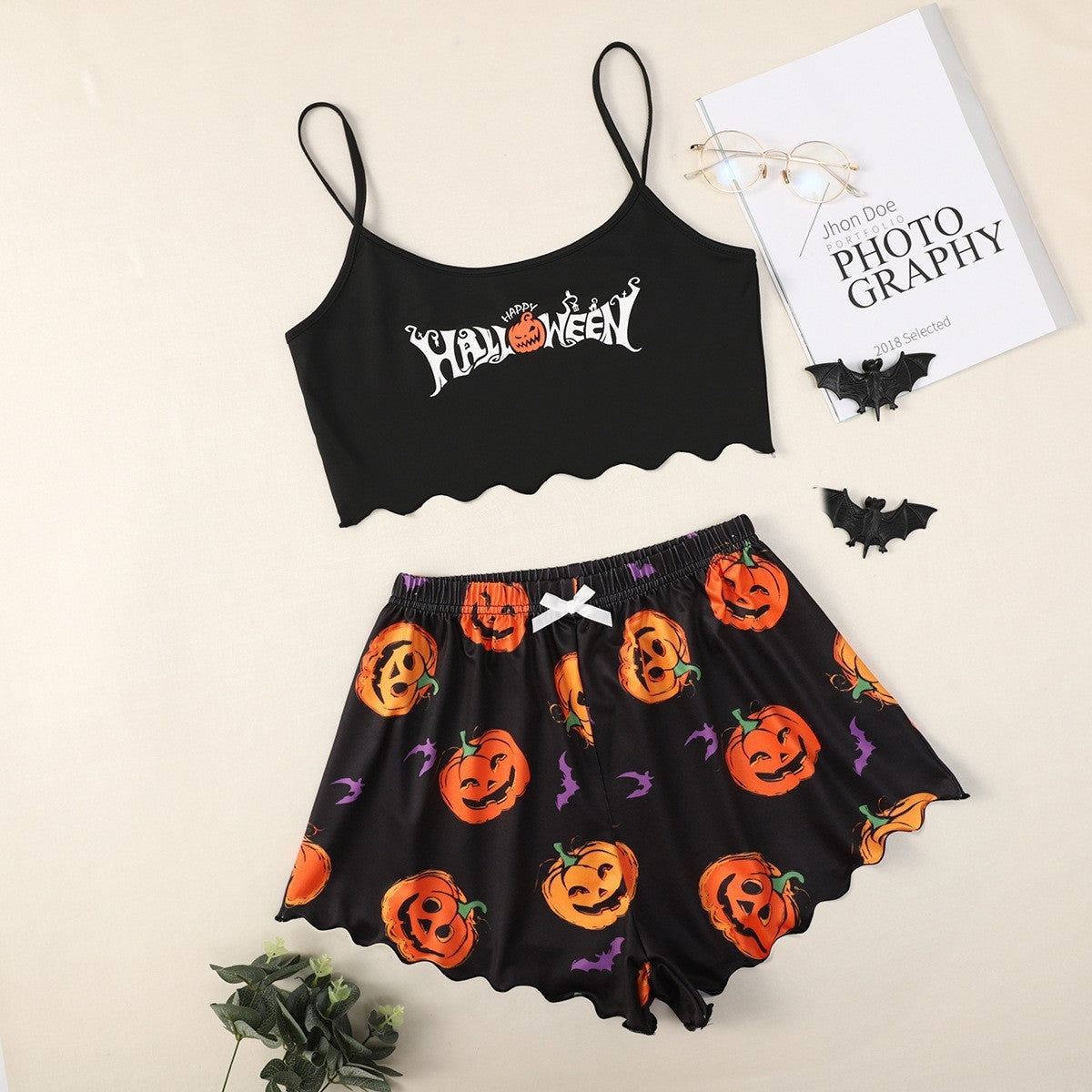 DivaElla™- Two-piece Halloween Pajamas Suit