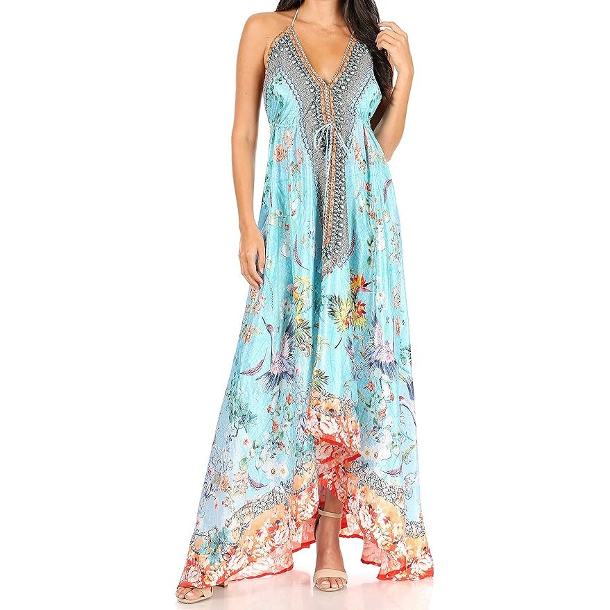 Sakkaz | Halter Handkerchief Dress