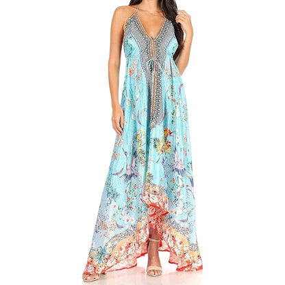 Sakkaz | Halter Handkerchief Dress