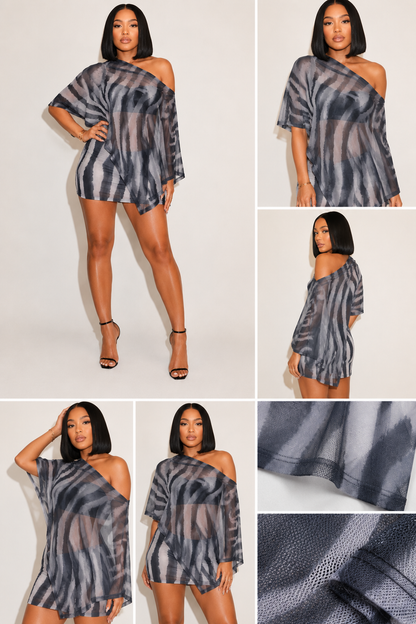 Serengeti | Shawl Top & Skirt Set