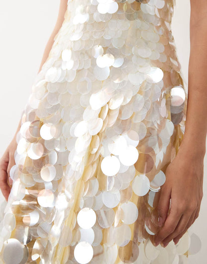 Sienna | Embellished Sequin Midi Dress