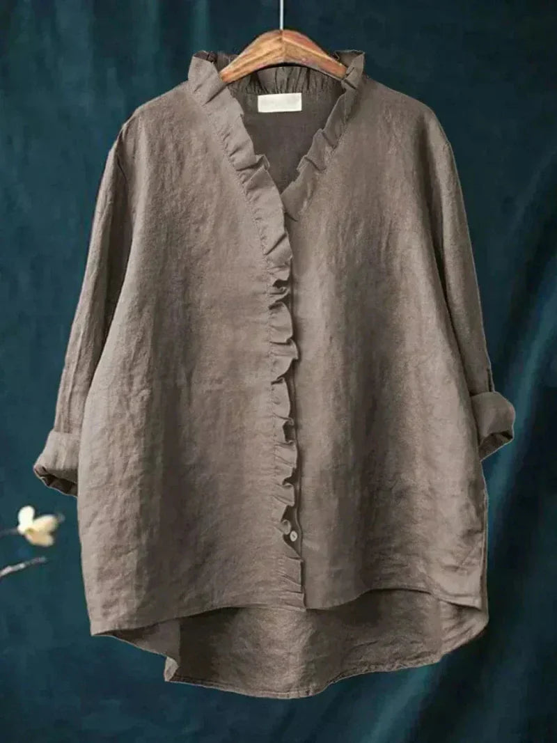 Genevieve Linen Blouse