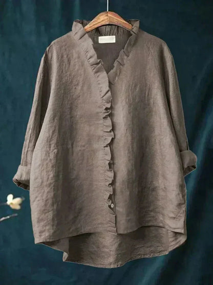 Genevieve Linen Blouse