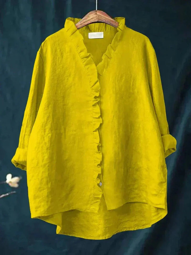 Genevieve Linen Blouse