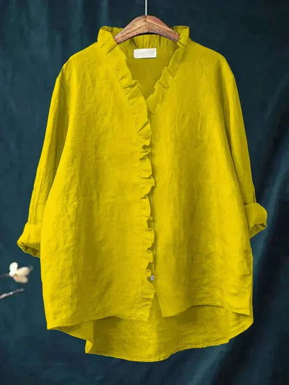 Genevieve Linen Blouse