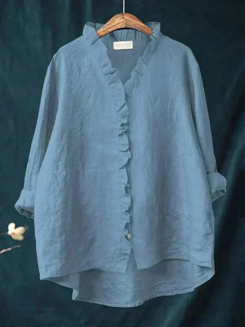 Genevieve Linen Blouse