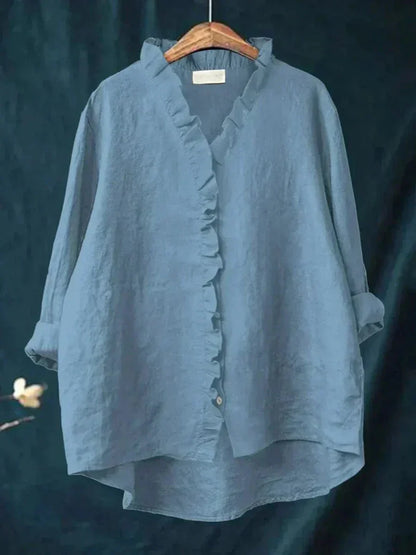 Genevieve Linen Blouse