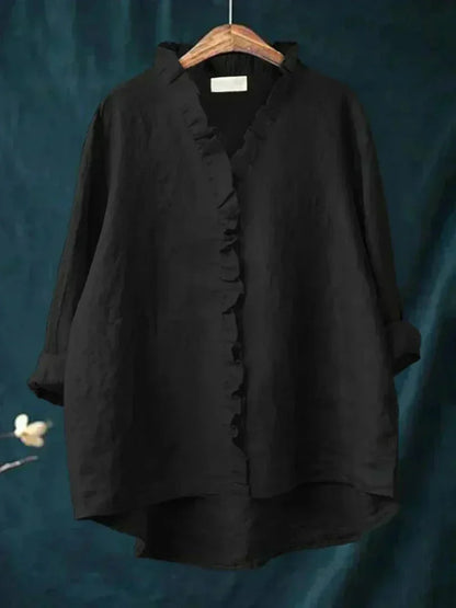 Genevieve Linen Blouse
