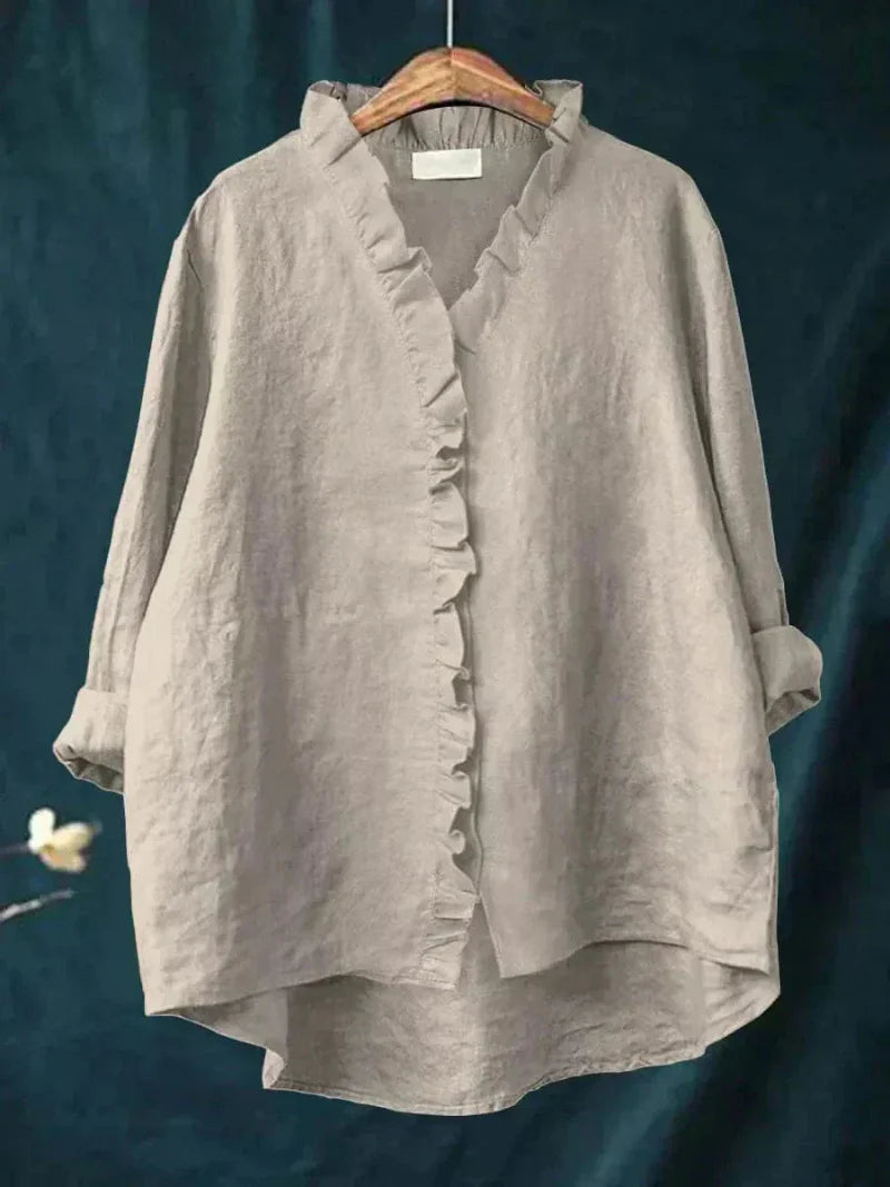 Genevieve Linen Blouse
