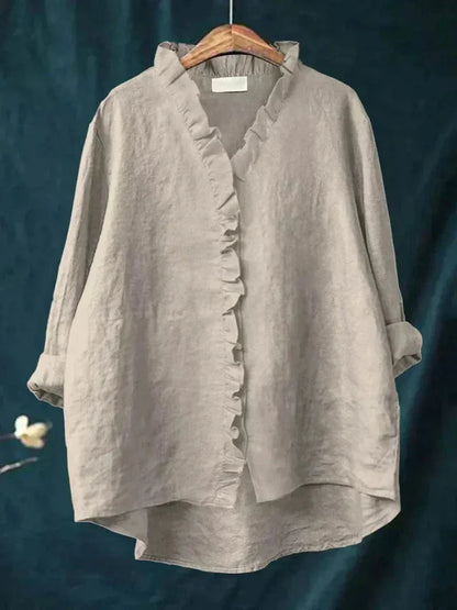 Genevieve Linen Blouse