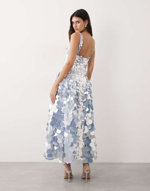 Sienna | Embellished Sequin Midi Dress