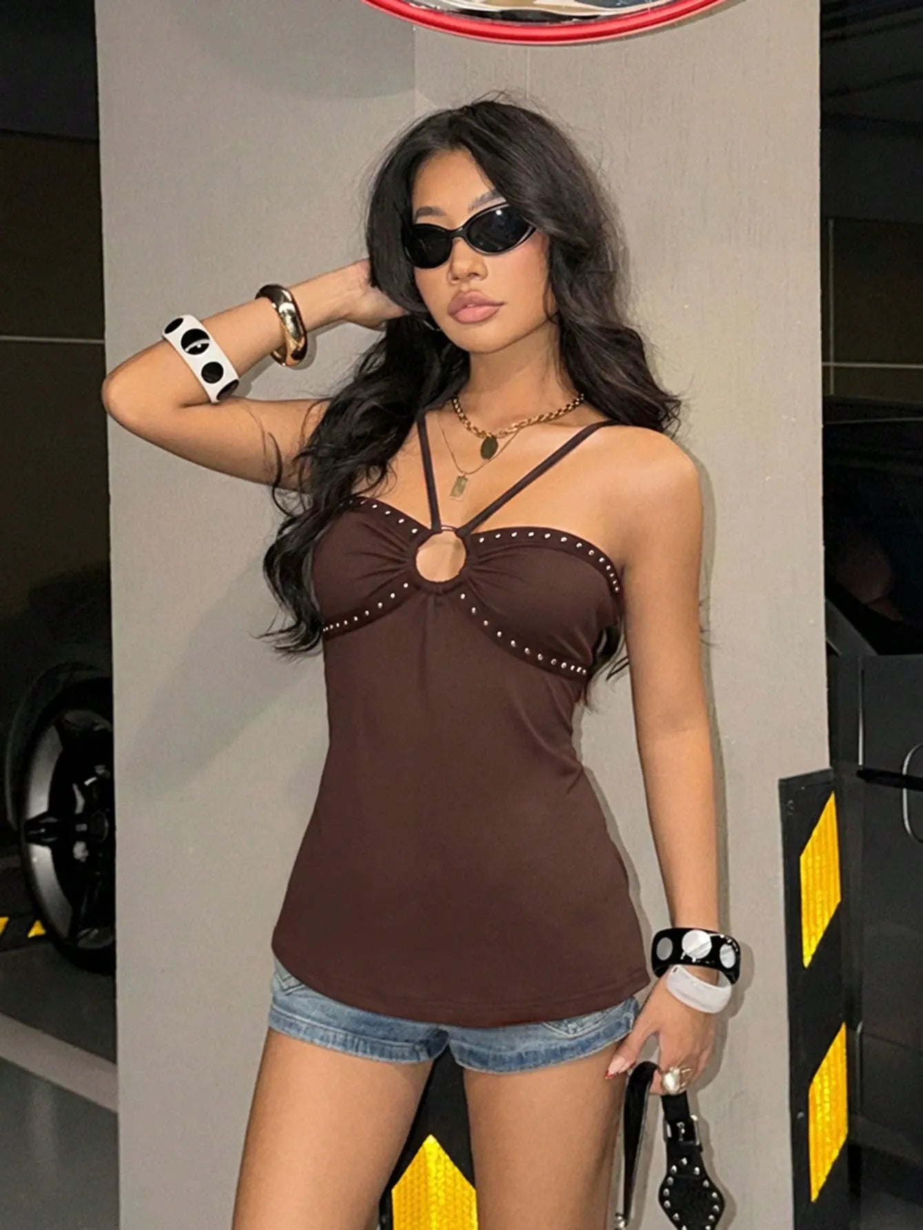Sienna | Studded Ring Top