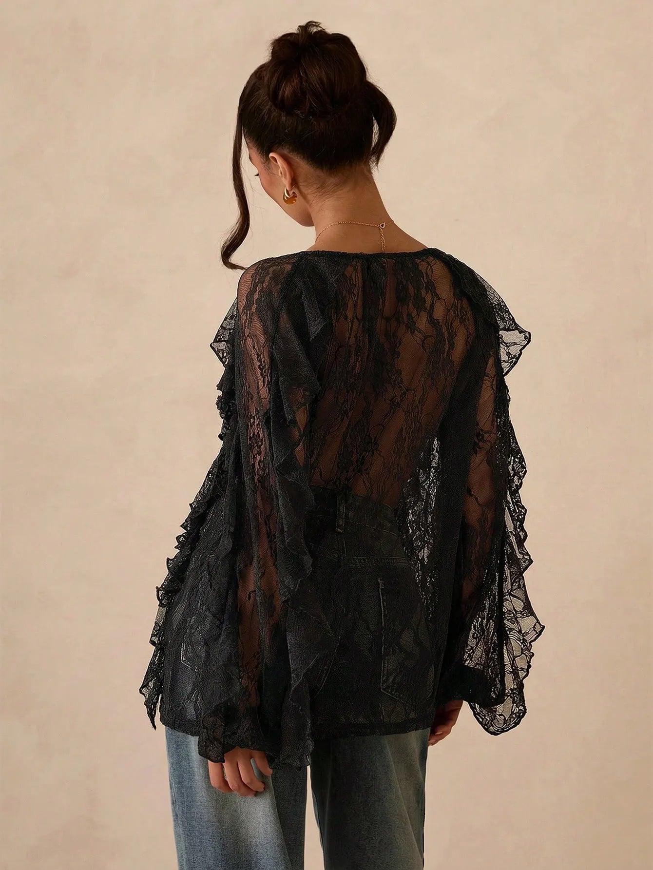 Kyra | Lace Long Sleeve Top