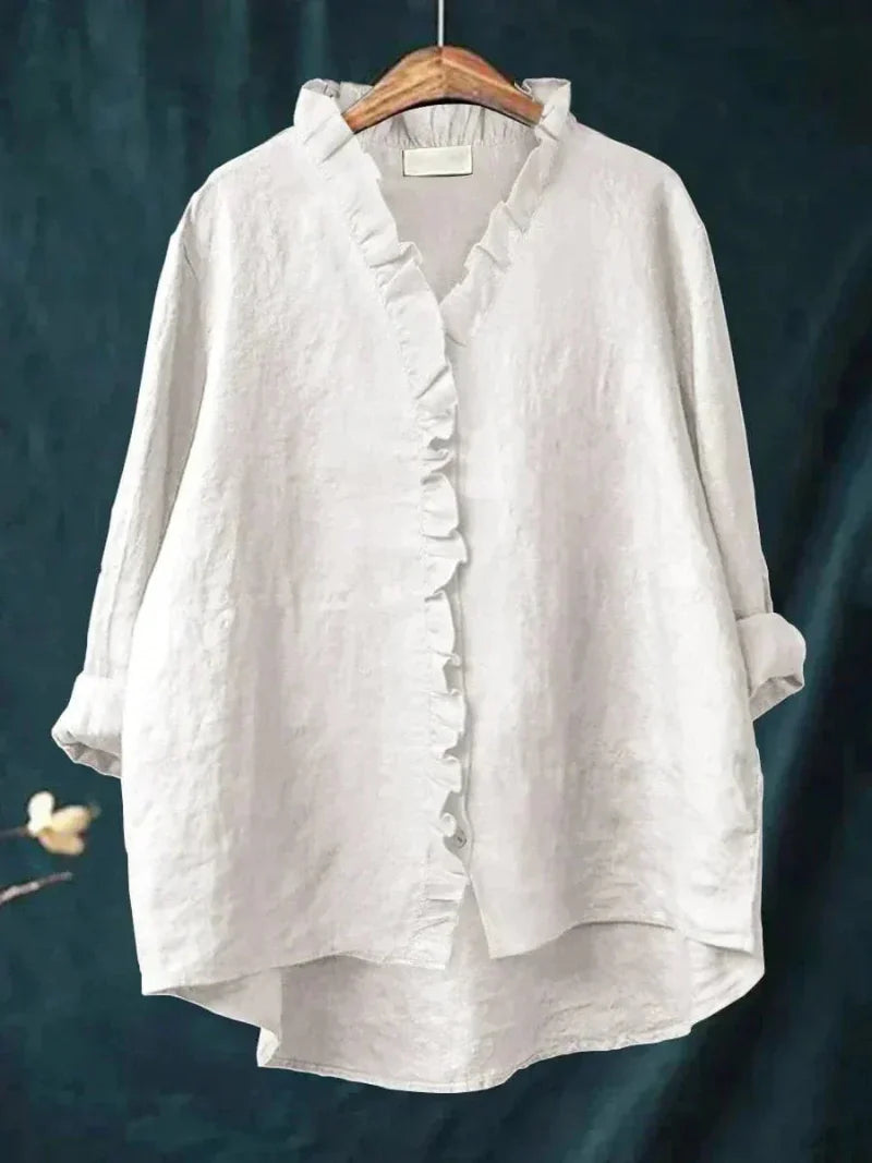 Genevieve Linen Blouse
