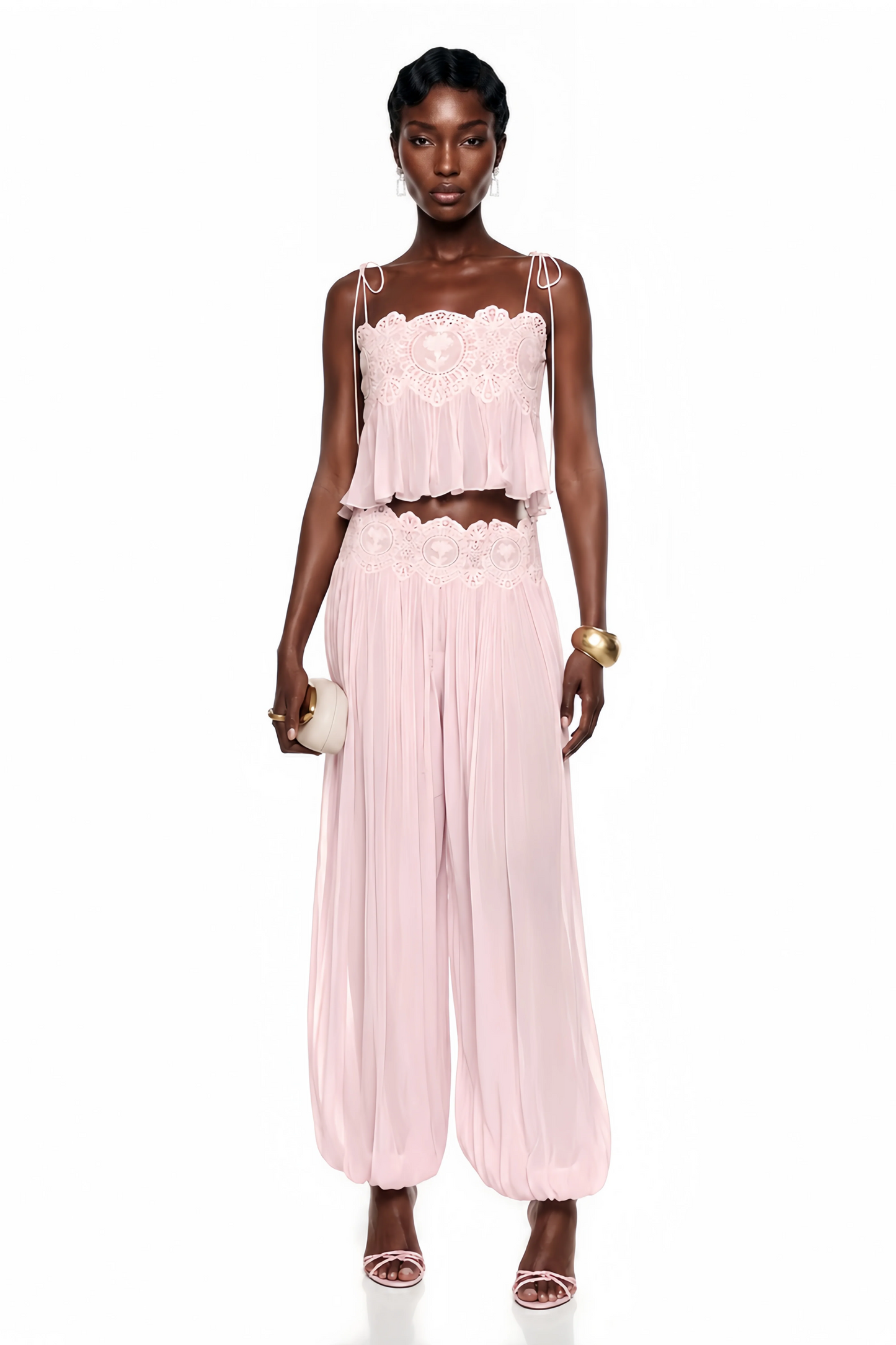 Kendall | Lace Chiffon Set