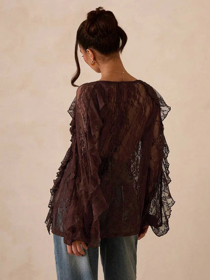 Kyra | Lace Long Sleeve Top