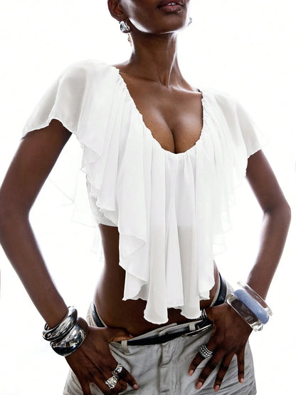 Queens | Ruffle Blouse