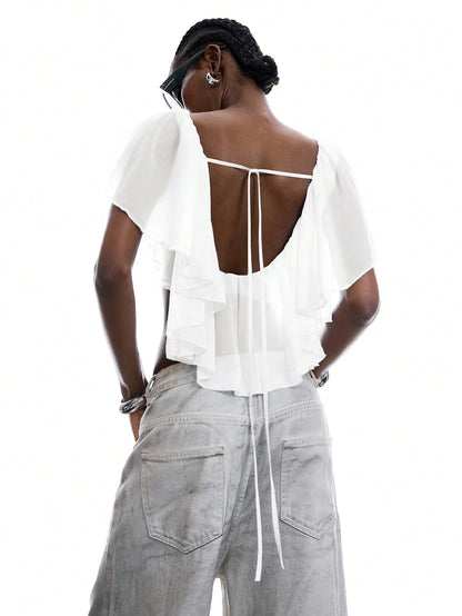 Queens | Ruffle Blouse