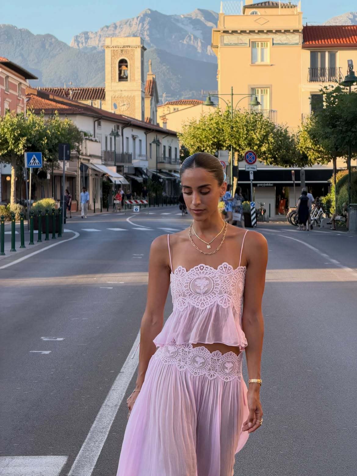 Kendall | Lace Chiffon Set