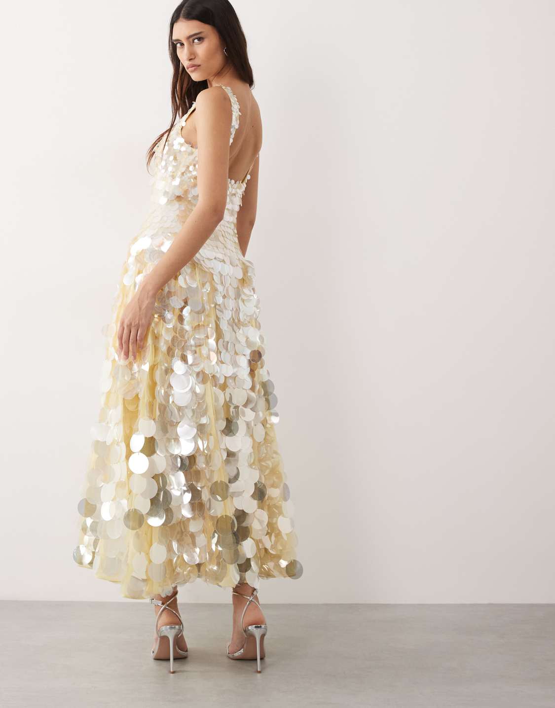 Sienna | Embellished Sequin Midi Dress