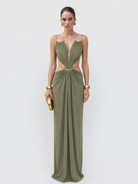 Ferran | Cape Maxi Dress