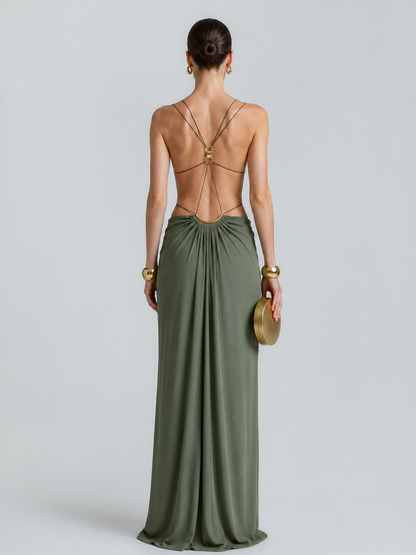 Ferran | Cape Maxi Dress