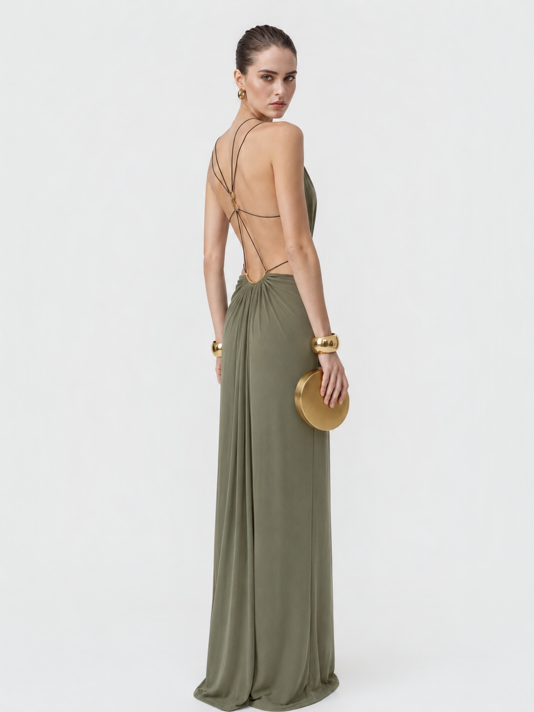 Ferran | Cape Maxi Dress