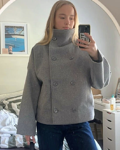 Clarissa Jacket with Stand Collar