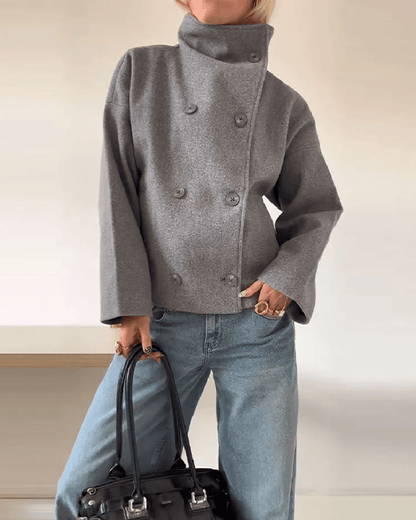 Clarissa Jacket with Stand Collar