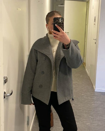 Clarissa Jacket with Stand Collar