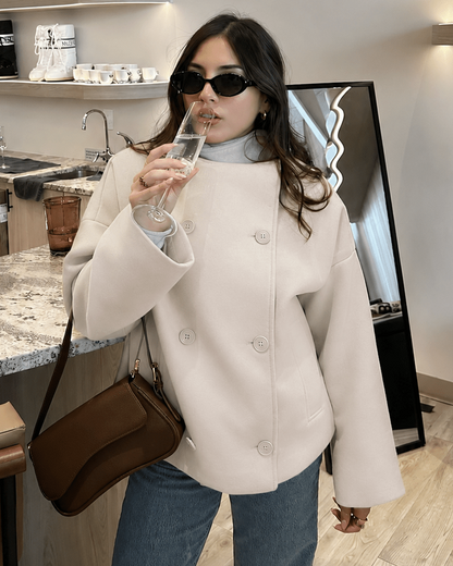 Clarissa Jacket with Stand Collar