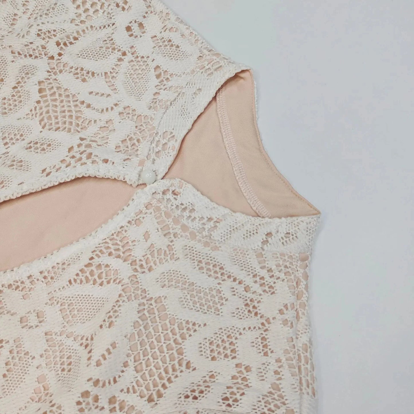 Amara Cut-Out Lace Mini Dress