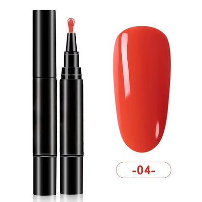 DivaElla™- One Step Nail Gel Pen- 6 Color Set