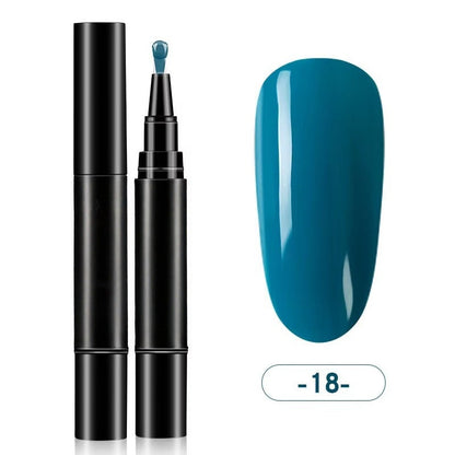DivaElla™- One Step Nail Gel Pen- 6 Color Set
