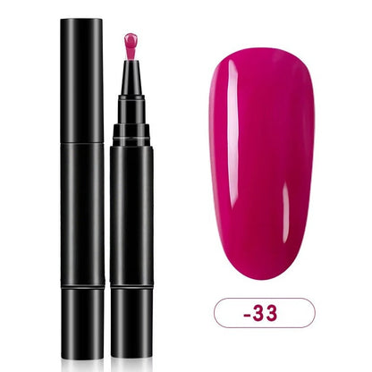 DivaElla™- One Step Nail Gel Pen- 6 Color Set