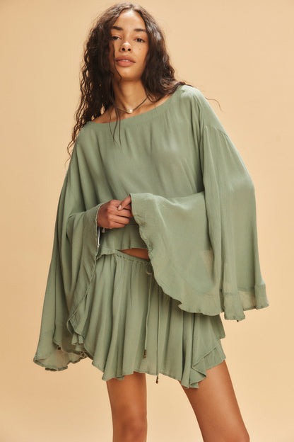 Delilah Skort Set - Lily Pad