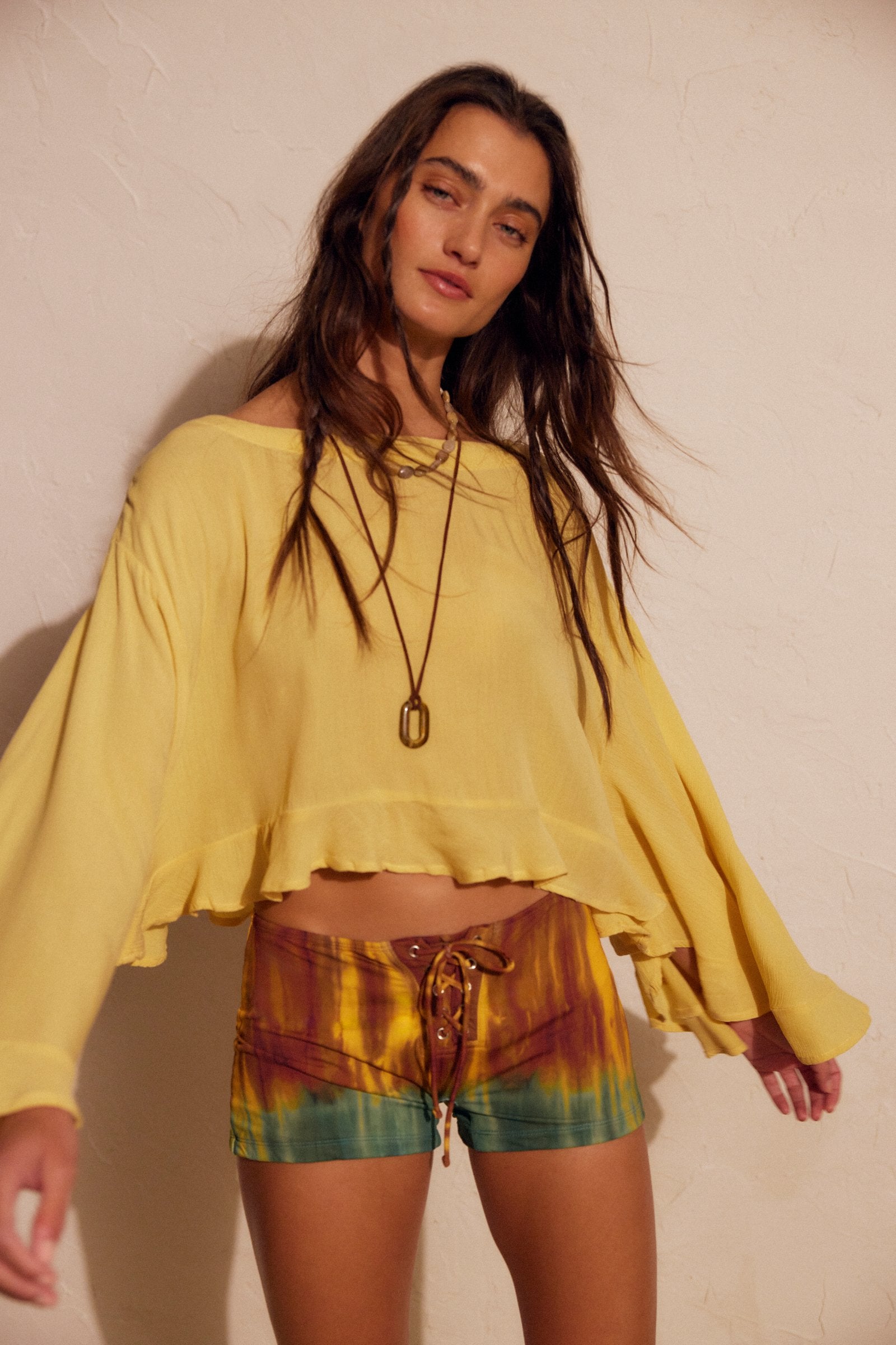 Delilah Skort Set - Solar Lemon