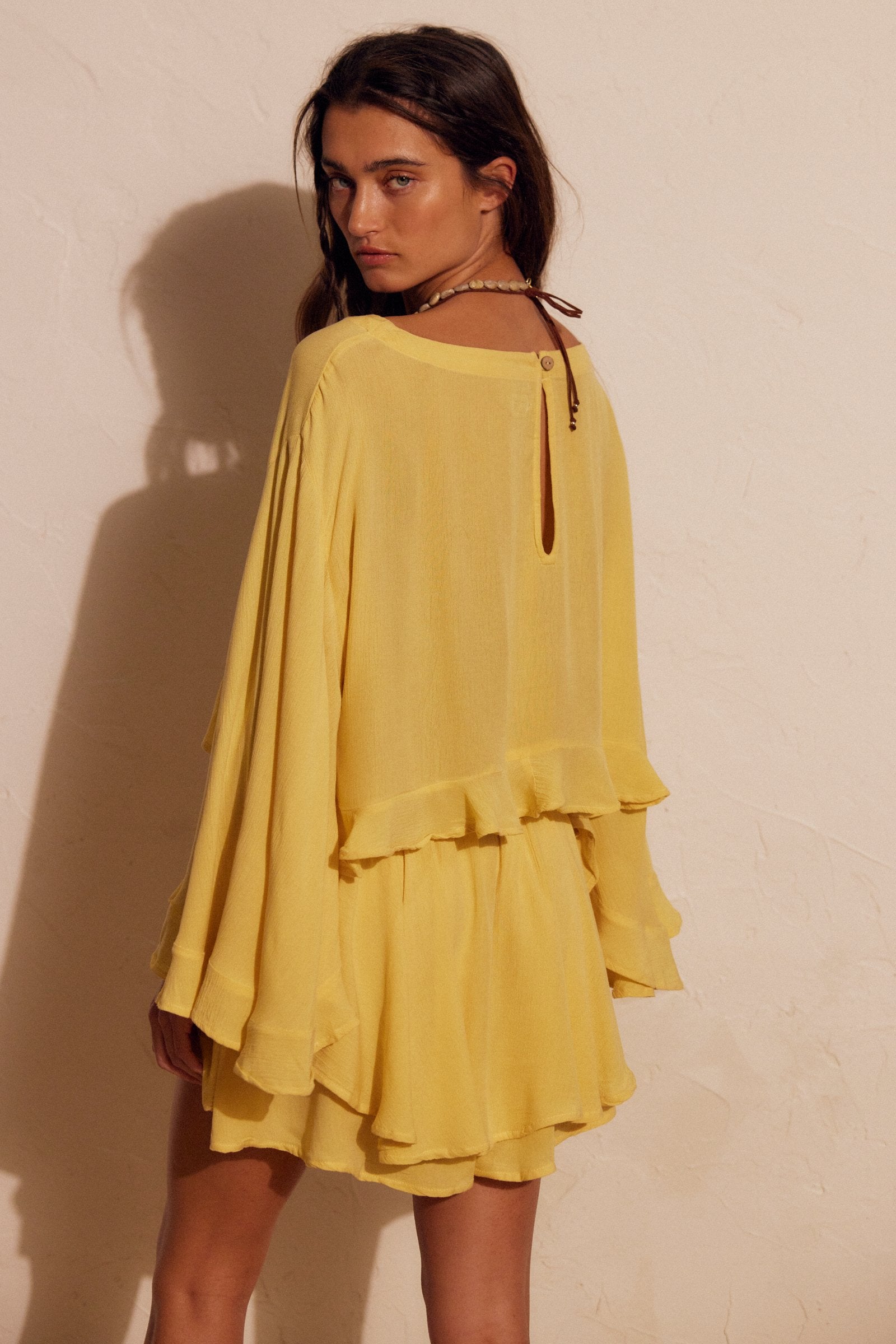 Delilah Skort Set - Solar Lemon