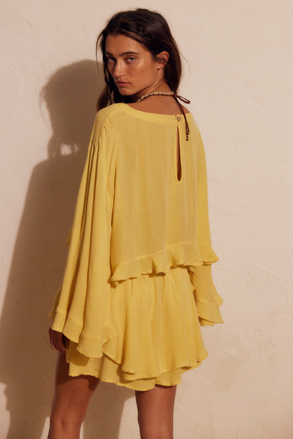 Delilah Skort Set - Solar Lemon