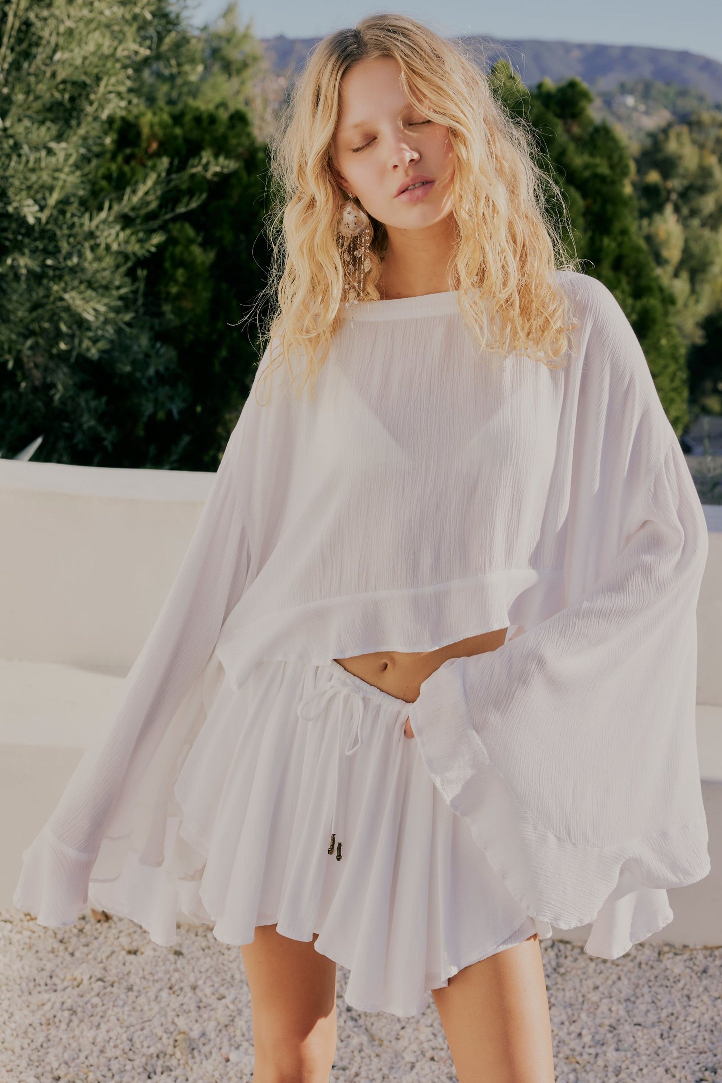 Delilah Skort Set - Ivory